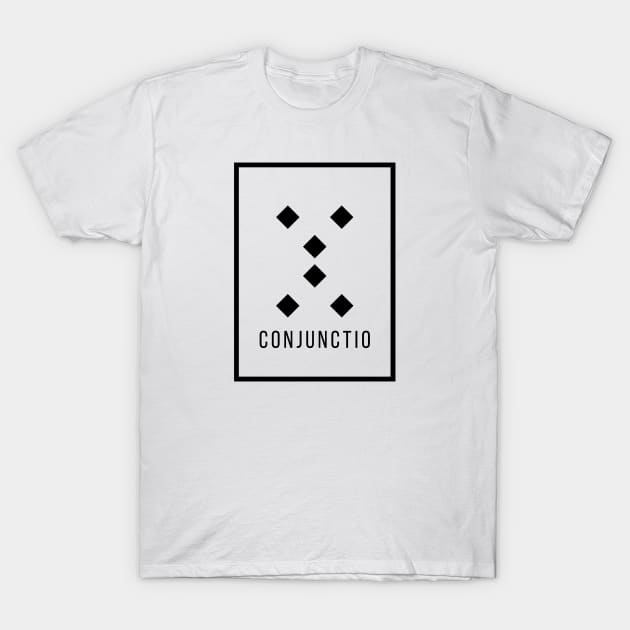 Conjunctio Geomantic Figure T-Shirt by moonlobster